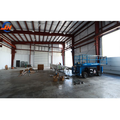 GB Standard Q235B/Q345B Low Carbon Steel Metal Building Steel Structure Warehouse المباني الفولاذية ذات الهيدروجين المنخفض