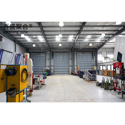 شكل H الصلب الصلب الصلب المتحرك المعدني Carports المرافق المباني