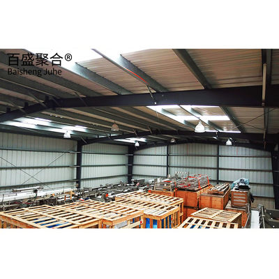 Q235 Q355 الصلان المسبق الصنع هنجار هيكل الصلب لبناء المستودعات الصناعية