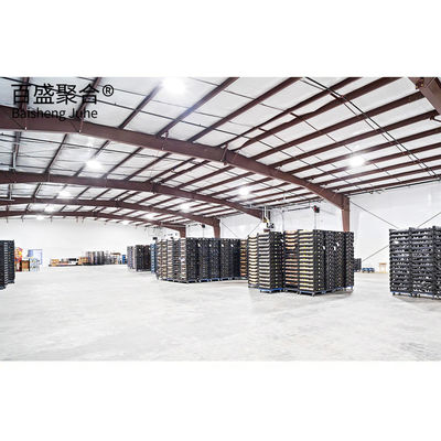 Q235/Q235B/Q355/Q355B الهيكل الحديدي مبنى البناء مستودع مع رافعة