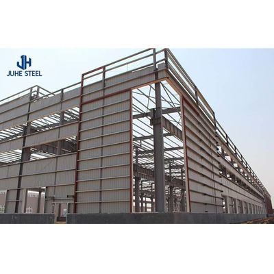 Q235B/Q345B مستودع هيكل الصلب المجهز من الصلب منخفض الكربون